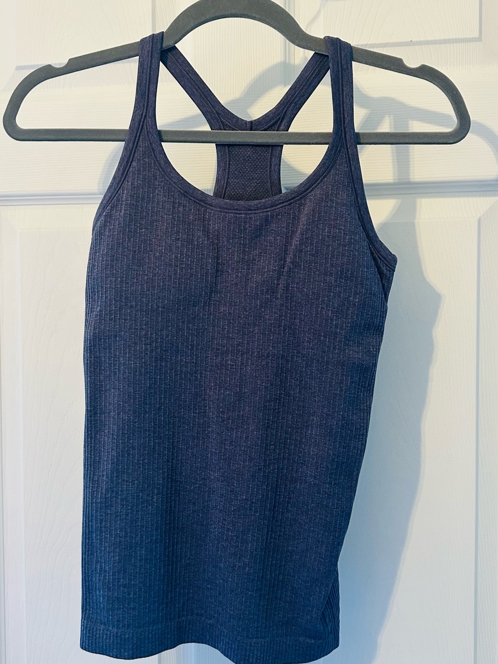 lululemon Ebb to Street tank purple blue size 4 racerback